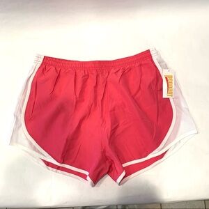 2/$35 Pennant Pink Running Shorts with white Mesh